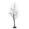 5ft. Orange & Purple LED Pre-Lit Halloween Deluxe Black Twig Artificial Fall Tree